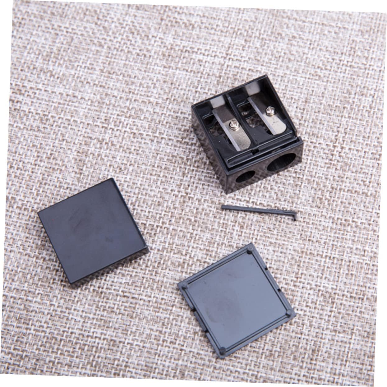 12pcs Dual Pencil Sharpeners for Eyebrow and Lip Liners Makeup Tool Compact Design for Easy Carrying for Cosmetic Pencils and Eyeliners