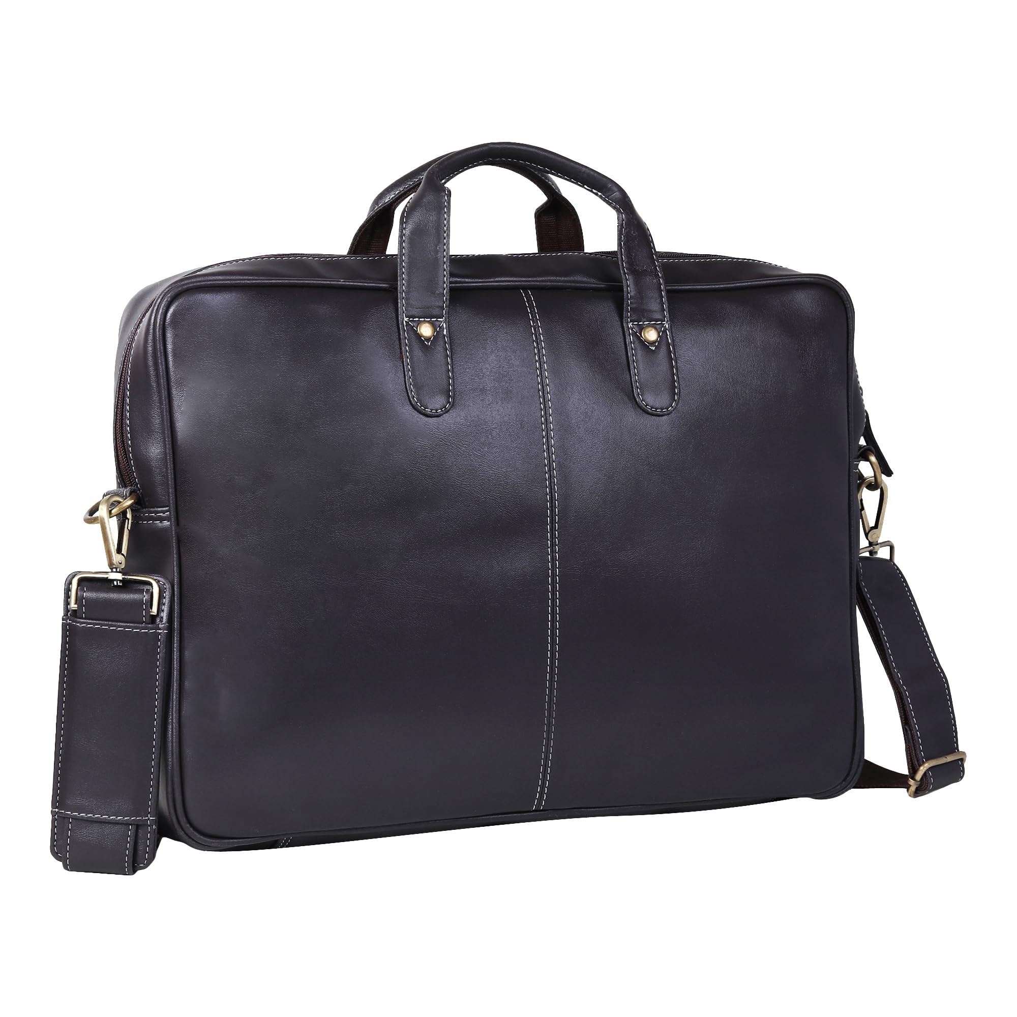 Cuero Craft Faux Leather Laptop/Office Bag for Men-Fits Up to 14/15.6/16 Inch Laptop/MacBook - Formal Messenger Bag for Men with Adjustable Shoulder Strap (B0CWDFTBF7) Amazon Price History, Amazon Price Tracker