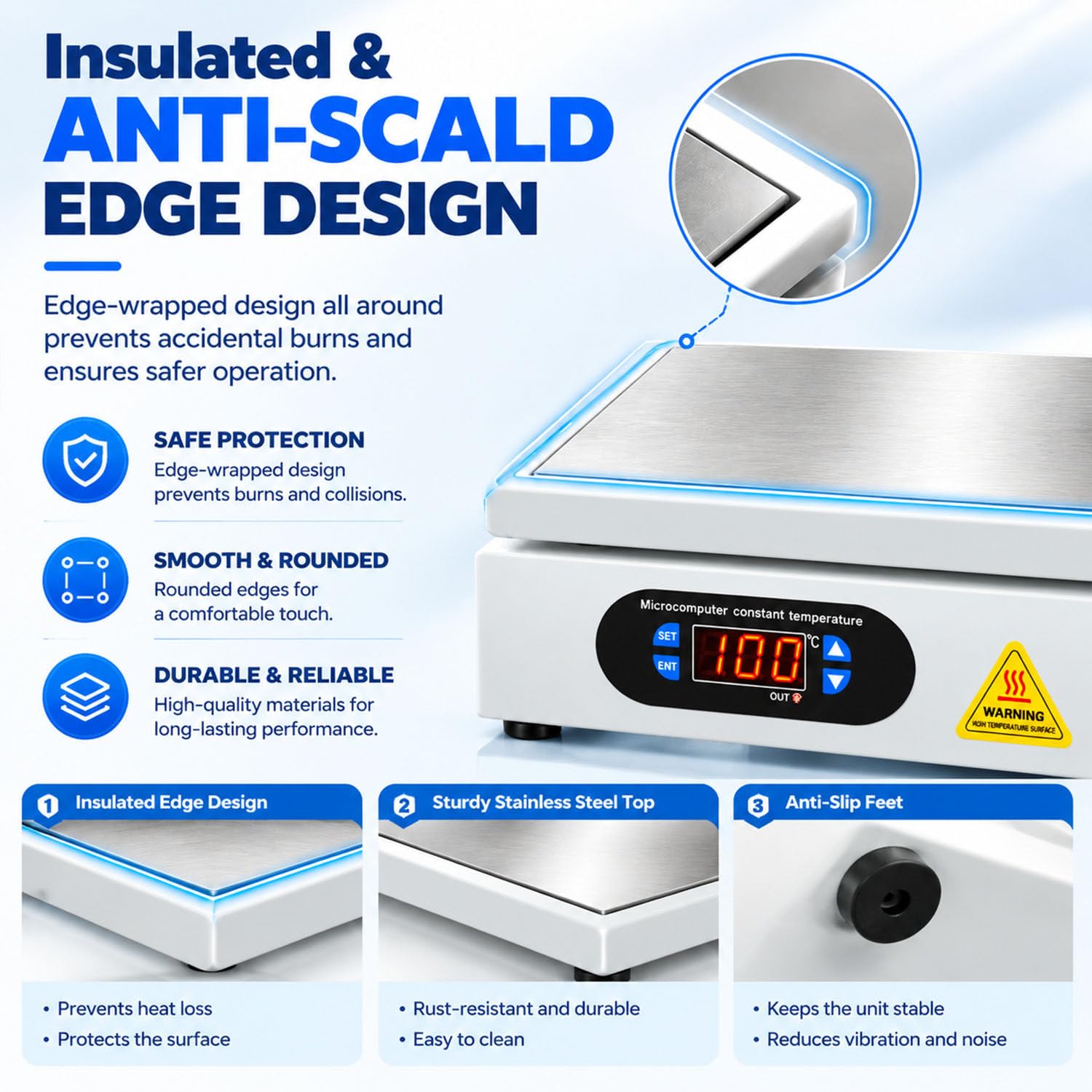 Cellophan-Verpackungsmaschine mit LCD-Display, isoliertes Design für den Heim- und Gewerbegebrauch, ideales PVC-Heißsiegelgerät für effizientes Verpacken 20 * 30cm