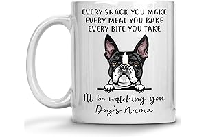 Every Snack You Make - Boston Terrier Coffee Mug