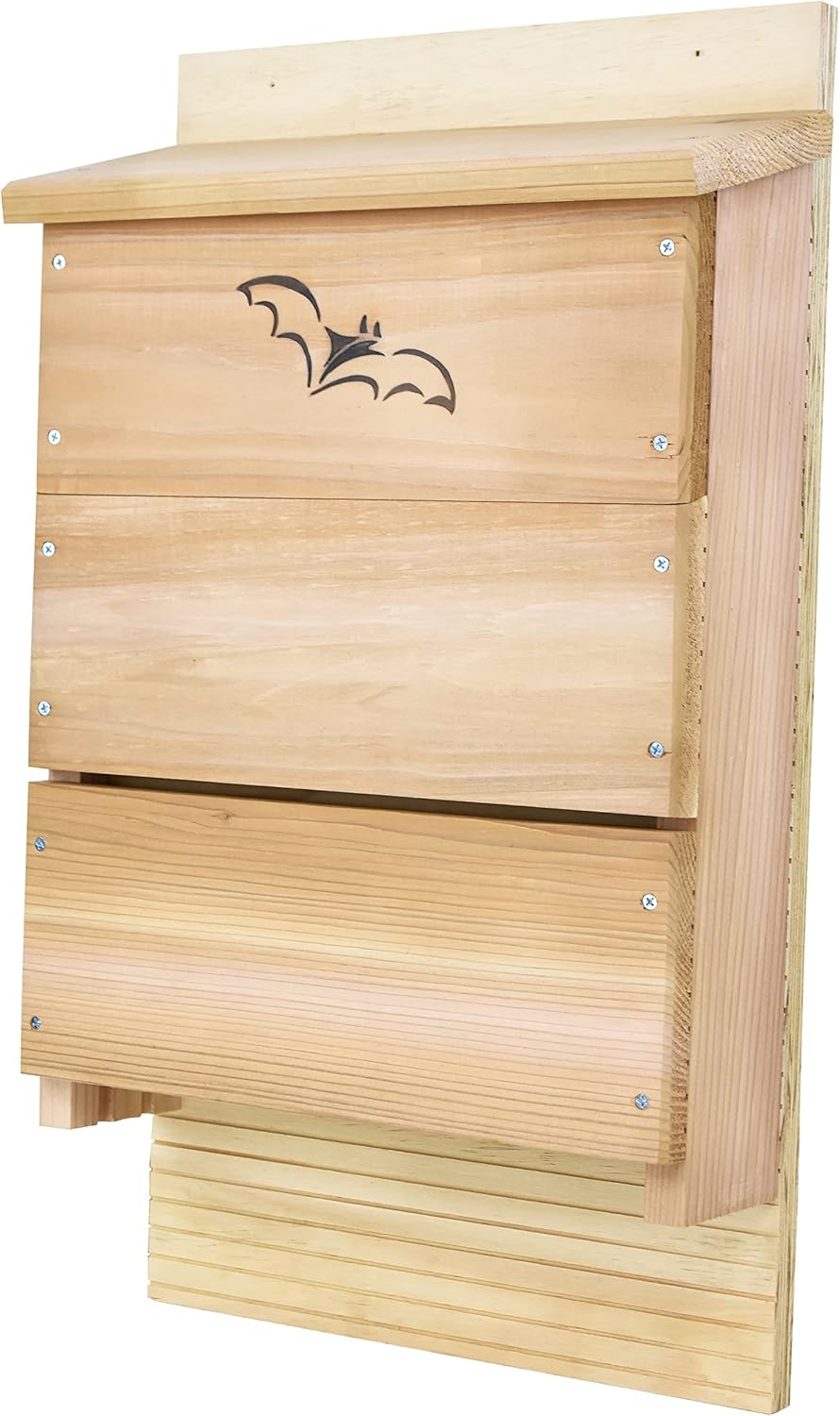 Looker Products Triple Chamber Bat House, Approved by the Organization for Bat Conservation