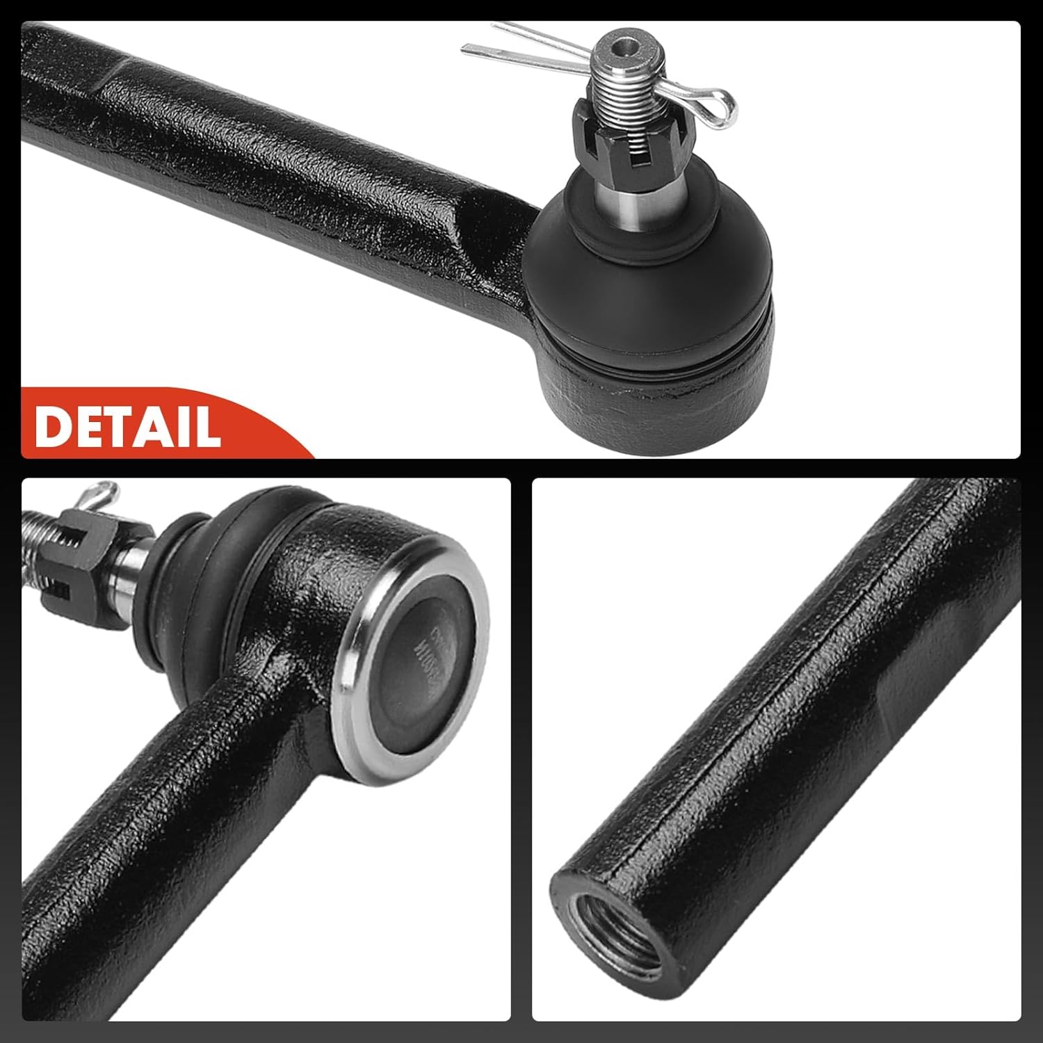 A-Premium 2 x Front Outer Tie Rod Ends, Compatible with Toyota Highlander 2003-2007 & Lexus RX350 2007-2009, RX330 2004-2006, RX400h 2006-2008