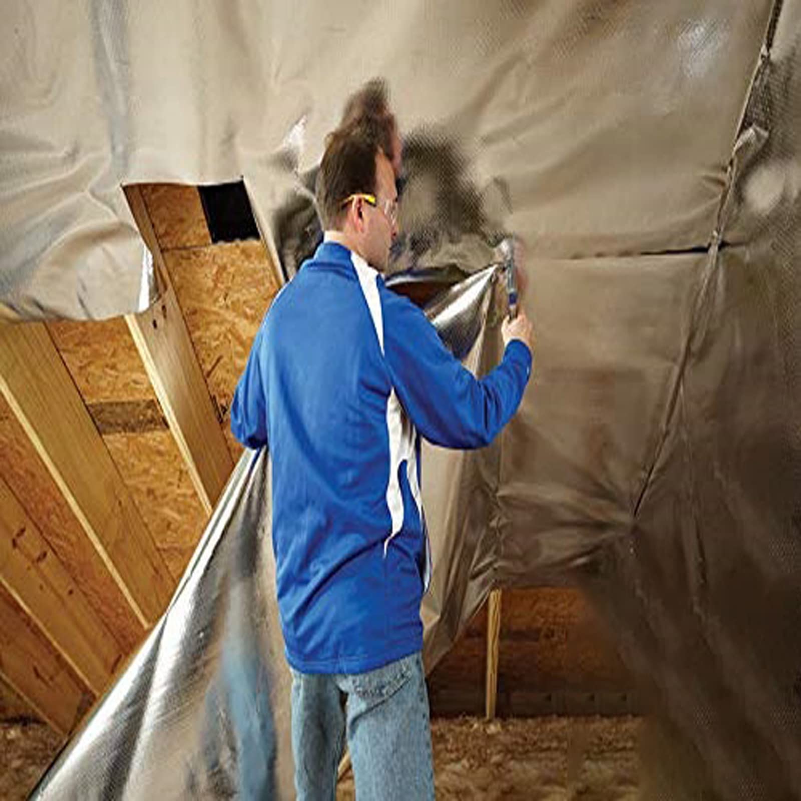 Reflectix Thermische Isolatie Aluminiumfolierol Reflectix Zonnebeschermend Rugmateriaal Thermisch Isolatiepaneel Commercieel Residentieel Industriële Kwaliteit Geperforeerd(Size:1 * 15m