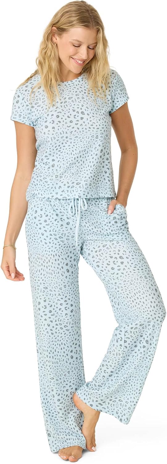 PJ Salvage womens [Amazon Exclusive] Airy Waffle Pajama 2-piece Pj Set - Image 8