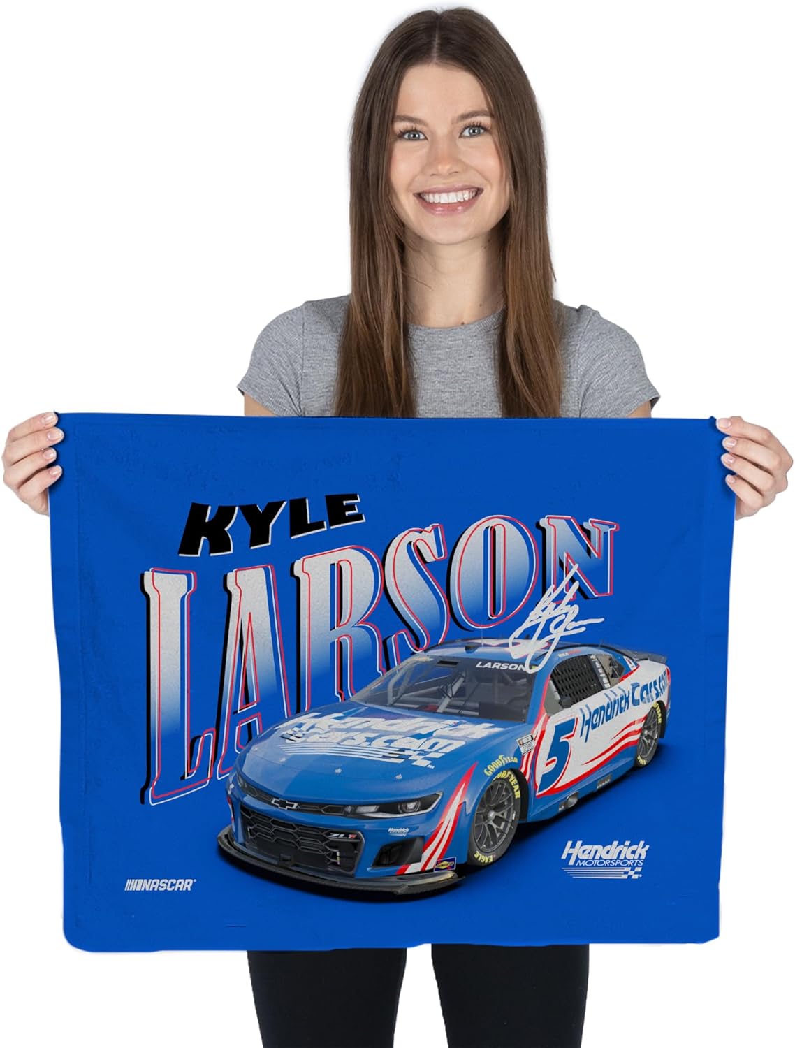 Northwest NASCAR Rally Towel, Lightweight Fan Gear, Wave Ready Stadium Sideline Accessory, 15 x 18 Inch