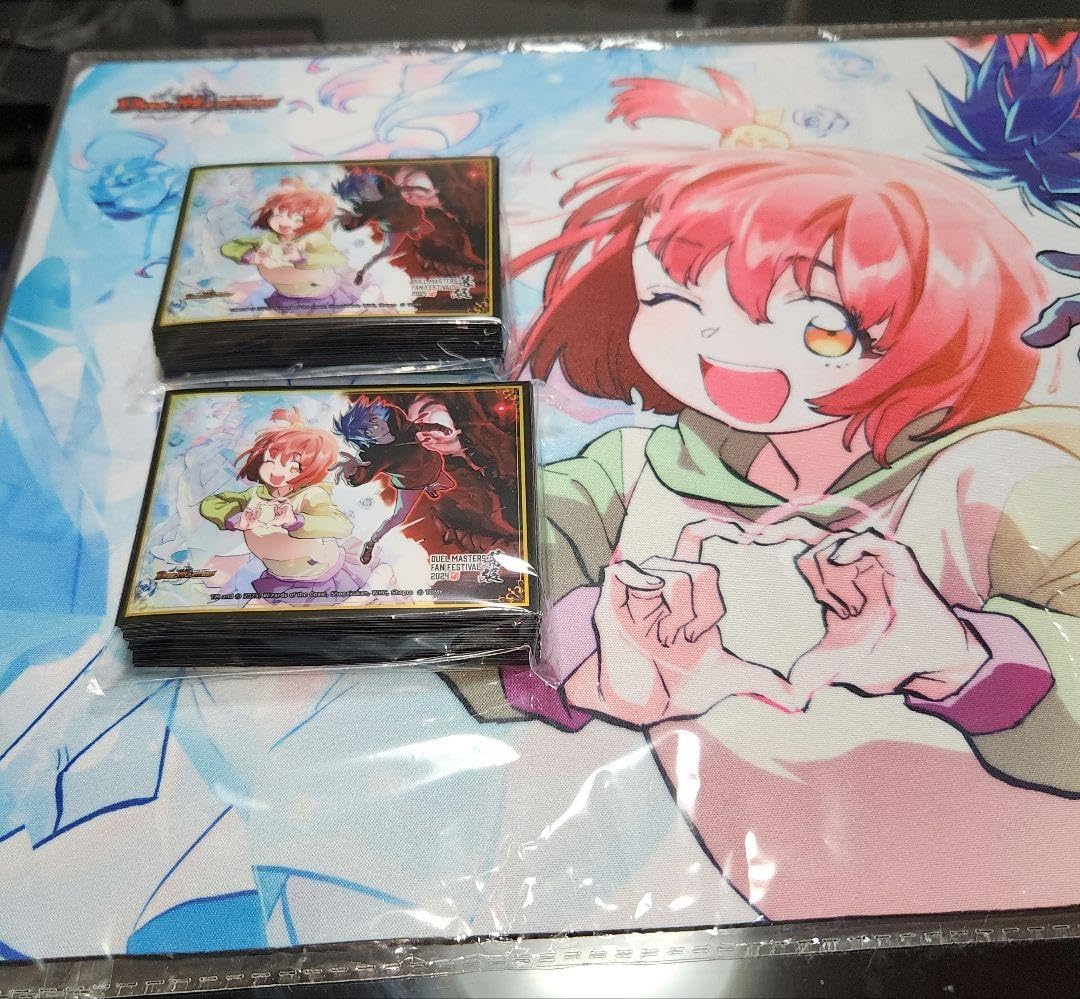 デュエマ ファンフェスティバル 追憶の水晶 プレイマット1個+スリーブ2