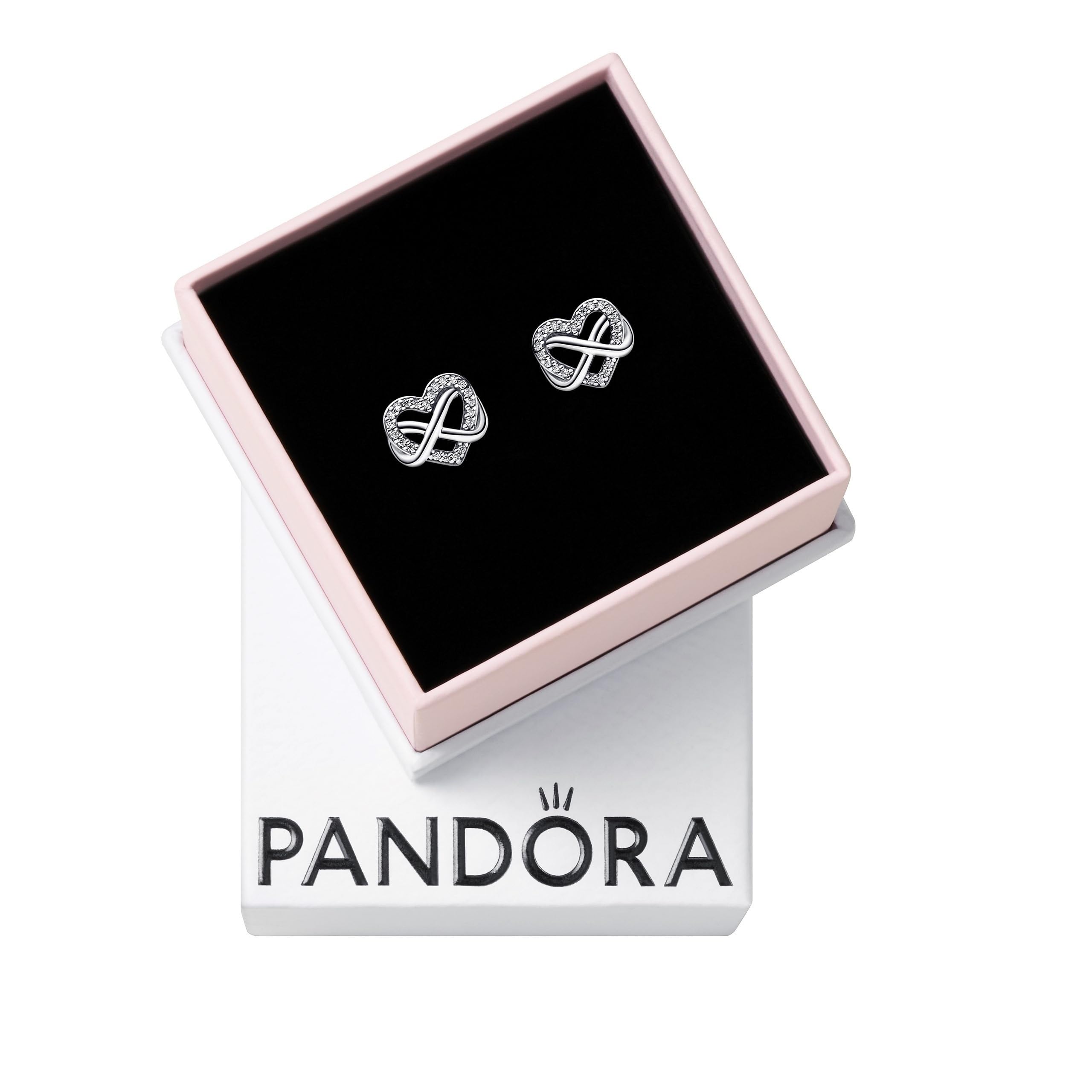 Pandora Moments Infinity heart earrings