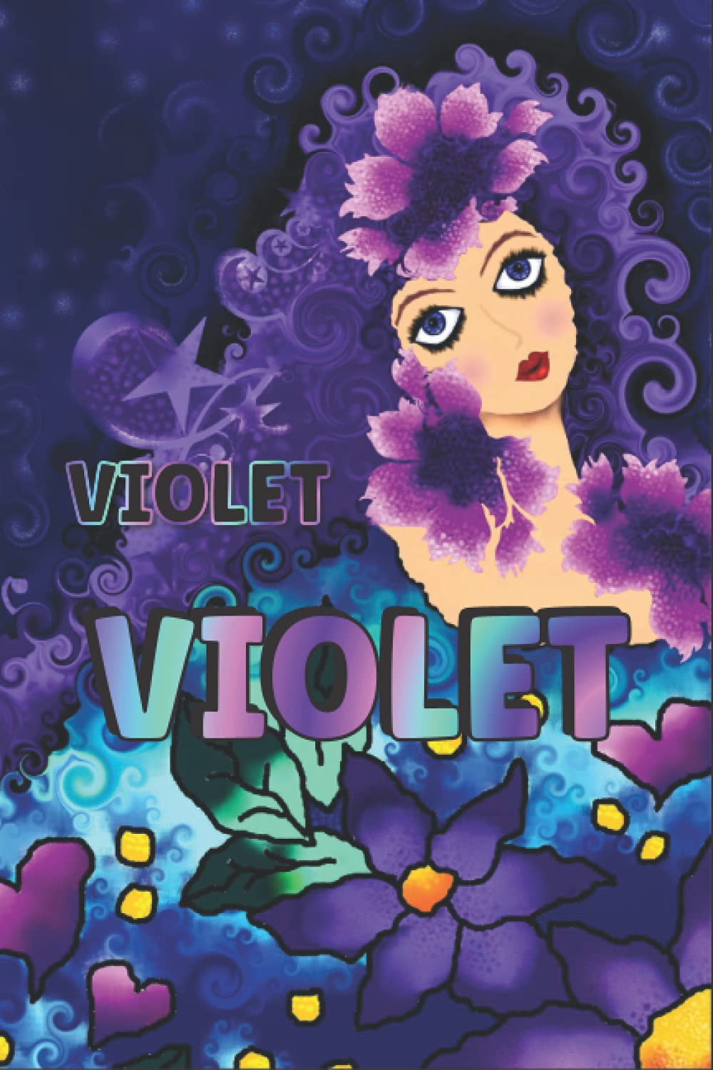 PERSONALIZED VIOLET GIFT: Beautiful Lined Journal With Violet Name On Cover (Perfect Present For All Events)
