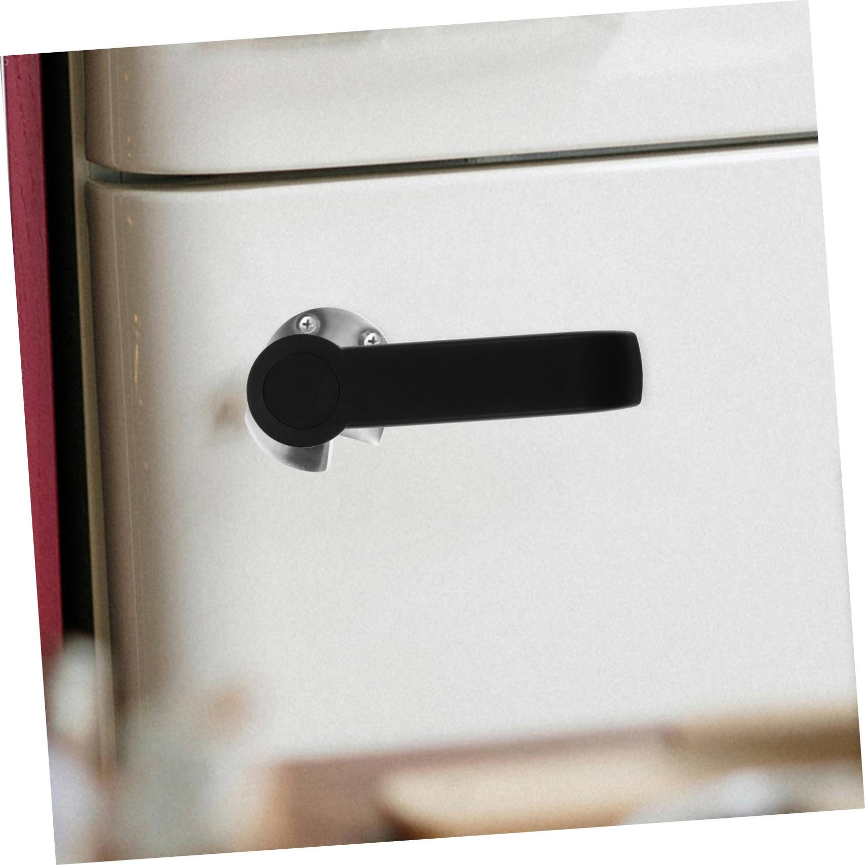 Pestillo Inoxidable de Vapor de Gabinete Negro de Acero Puerta