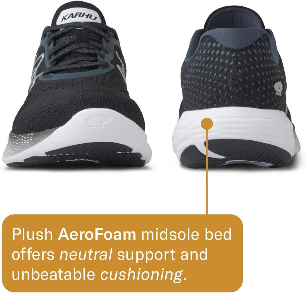 Karhu Ikoni running shoes showcasing premium design and construction