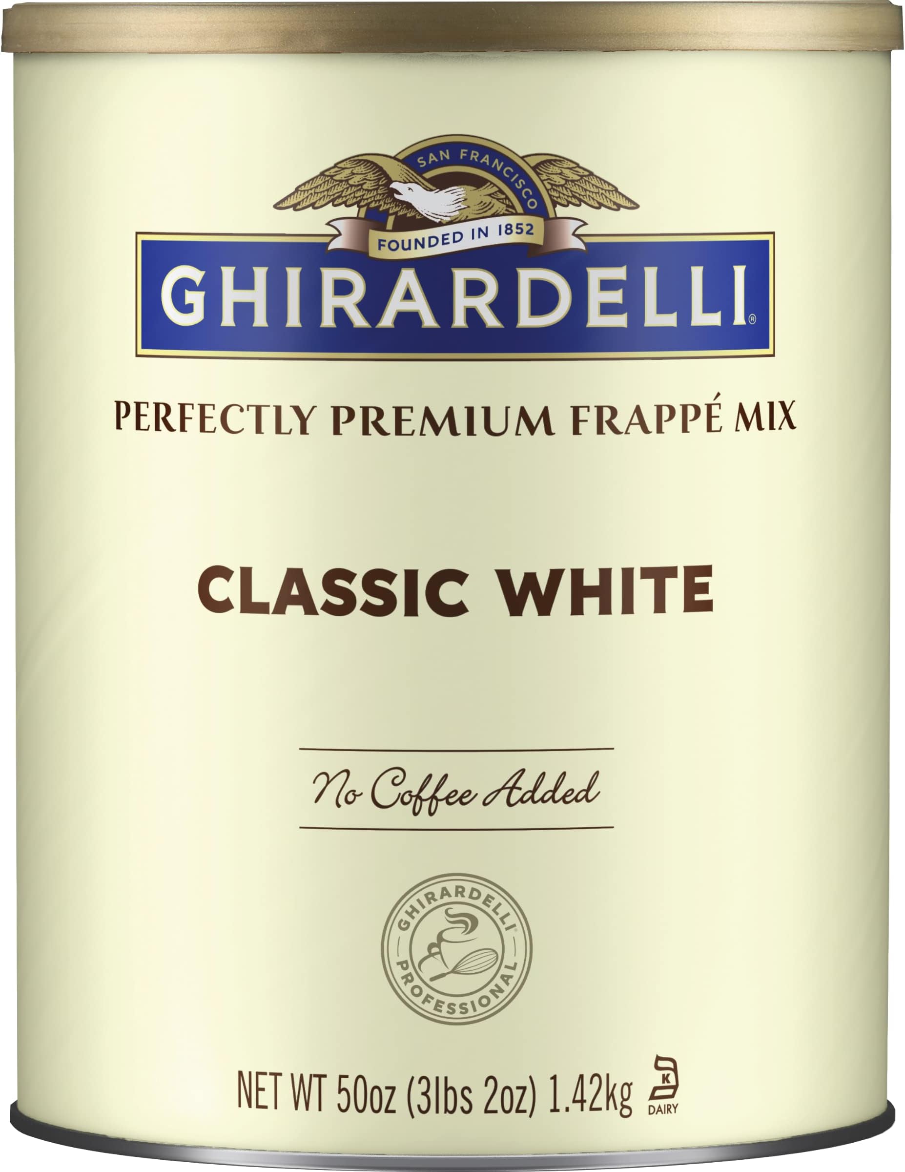Classic White Vanilla Frappe Beverage Mix, 50 Ounce, Pack of 1