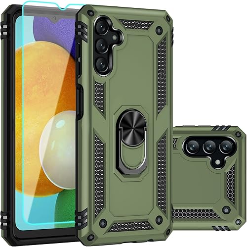 Miniatura 8 de Funda para Galaxy A13 5G, funda para Samsung A13 5G, con protector de pantalla, grado militar 16 pies, funda protectora a prueba de caídas con