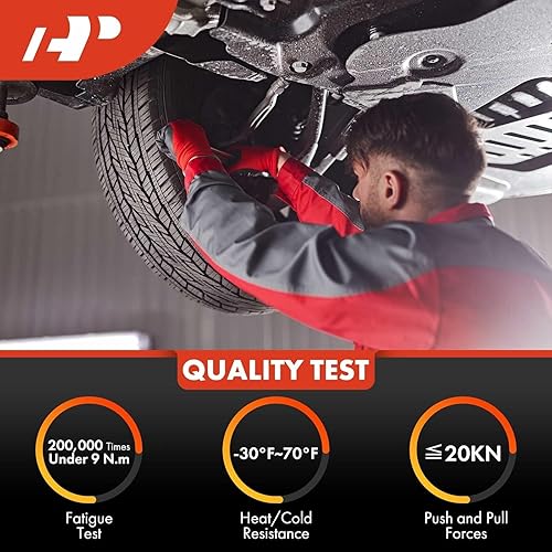 Miniatura 6 de A-Premium 2 brazos de control inferiores delanteros, con rótula y buje, compatibles con Nissan Rogue 2014-2019, Rogue Sport 2017-2019, Qashqai