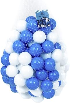 Straame Playballs, Crush-Proof, Colourful Pit Balls for Kids Baby-Approved Multi-Pack Toddler Ball Pit, Smooth Plastic Balls, No Sharp Edges, Non-Toxic & BPA Free.