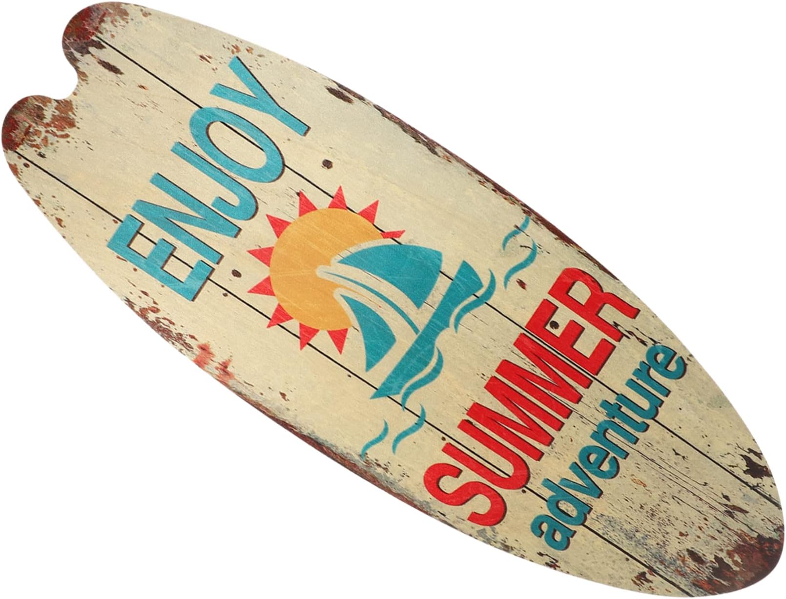 Surfboard Wooden Sign Outdoor Decorations Ornament Crafts Ocean Decor Surfboard Decor Hanging Surfboard Hawaii Party Decor Hanging Sign Surf Decor Beach Them Pendant Casual Wood