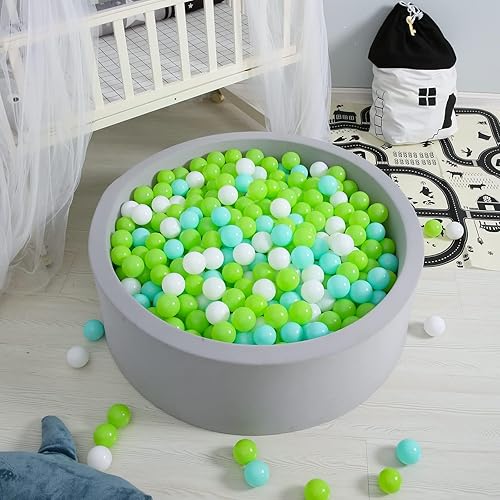 Miniatura 173 de GOGOSO 100 pelotas de juego no tóxicas para niños, suaves, a prueba de aplastamiento y sin BPA en colores divertidos para jugar en interiores