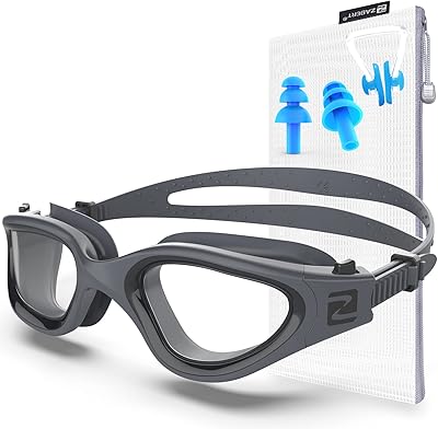 ZABERT W1 Erwachsene Schwimmbrille für Herren Damen, Anti-Beschlag, UV-Schutz, wasserdicht, Erwachsene Unisex, Jugendliche