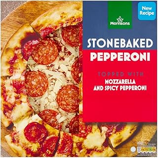 Morrisons Stonebaked Pepperoni Pizza, 285g