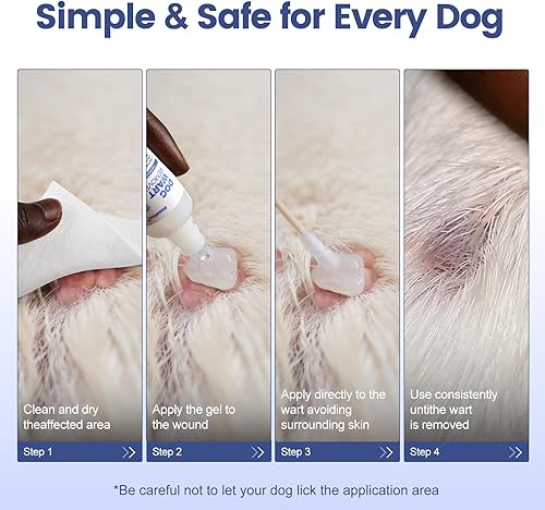Miniatura 5 de HomeHom Removedor de verrugas para perros, soporte natural para la piel para perros. Elimina rápidamente las verrugas y las marcas de la piel,