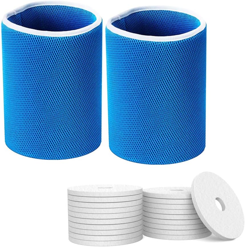 2 Pack Humidifier Wick for HM009-1 Filter Compatible with Jack & Rose Evaporative Bedroom Quiet Healthy Baby Humidifier Cleanable Filters for Large Room Hard Water, Aromatherapy Pads 20