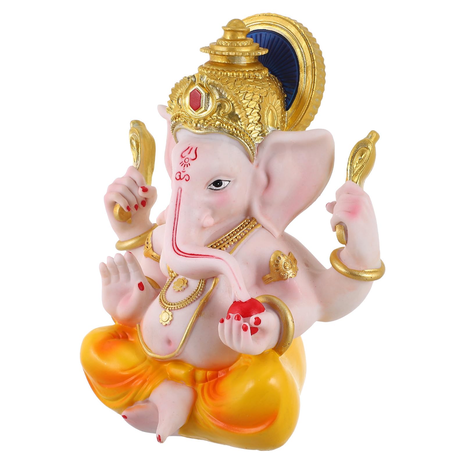 Statue bouddhiste éléphant en résine Healvian pour décoration de bureau