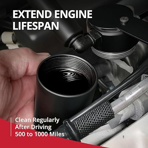 Miniatura 7 de EVIL ENERGY Lata de recogida de aceite, separador de aceite de aire compatible con Mustang GT 2018-2023 Mustang Bullitt 2018-2023 Mustang Mach I