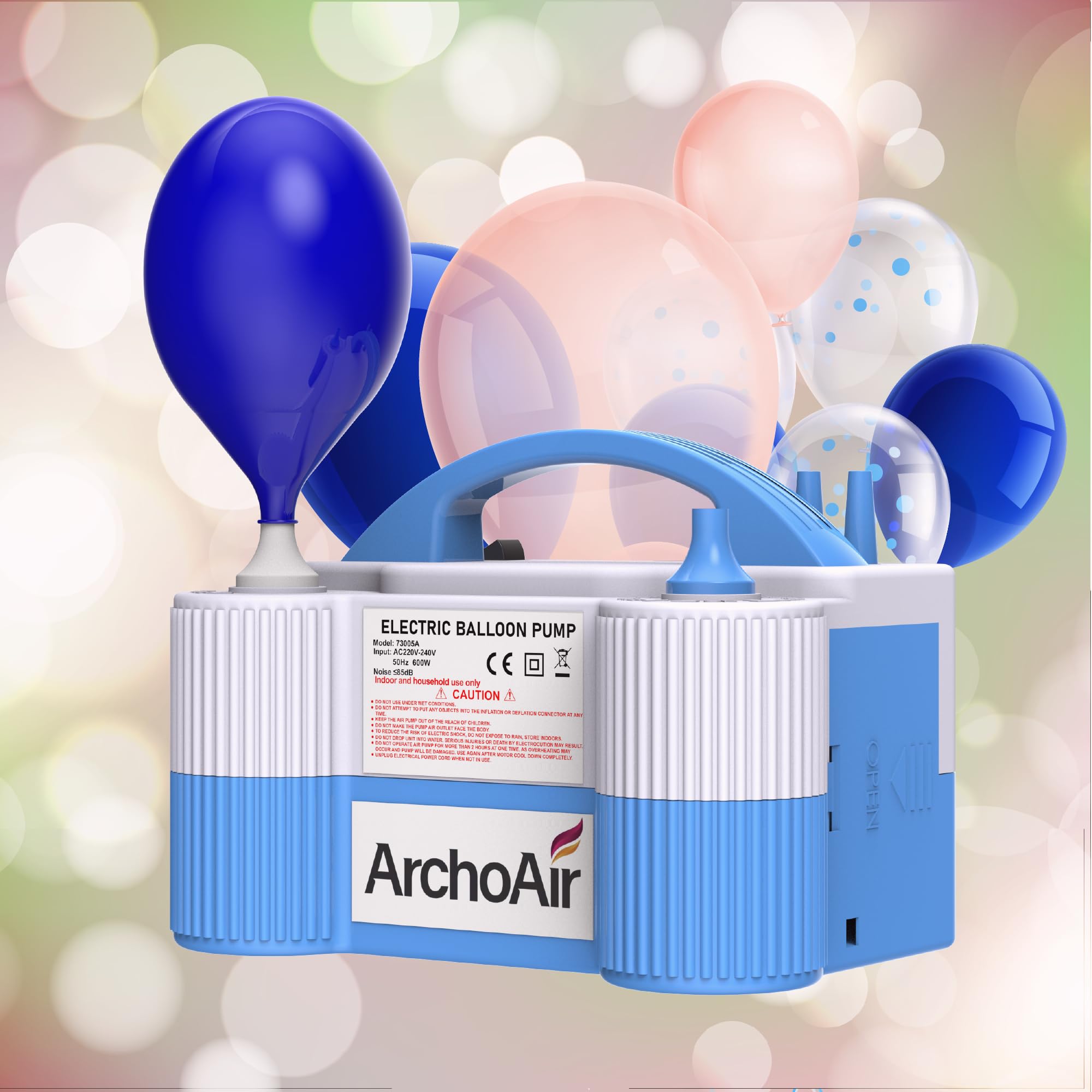 Pompe à Ballons Électrique – Gonfleur Rapide pour Ballons Latex – Idéal Arche de Ballons, Mariage, Anniversaire, Décoration de Fêtes