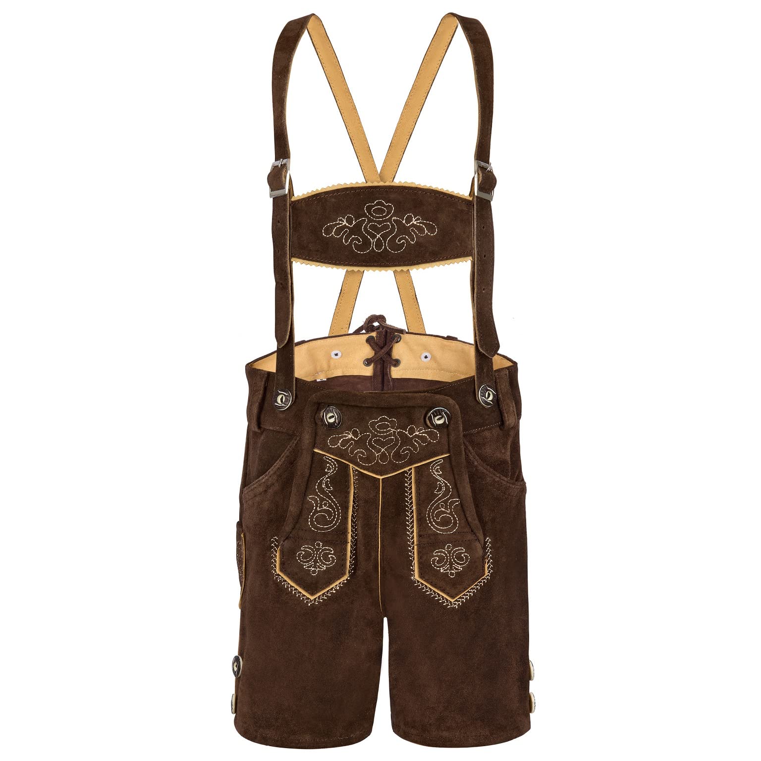 Pantaloni corti in pelle per bambini