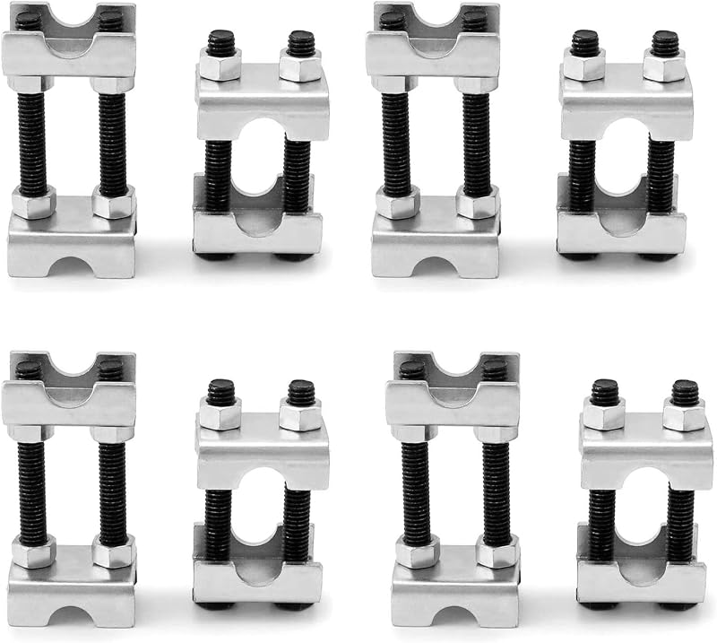 Kit de espaçadores ajustáveis para molas helicoidais WINTOWIN – ajuste de 2,54 a 5,08 cm, 8 unidades