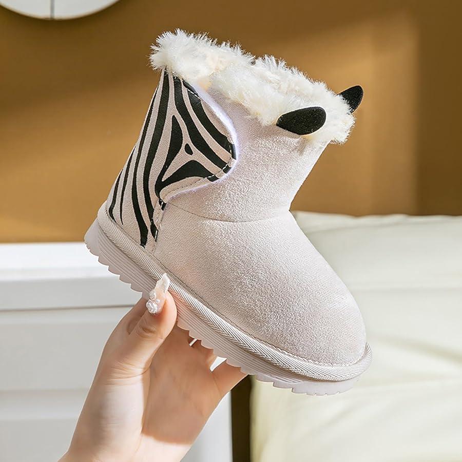 Stivaletti Invernali Per Bambine - Stivali Da Neve Morbidi Con Fodera In Peluche | Antiscivolo E Caldi Per L'Outdoor - Foto 11