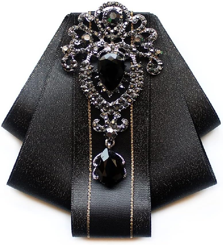 JSEIAJB Bow Tie Groom Groomsmen Dress Suit Rhinestone Men Women Wedding Accessories