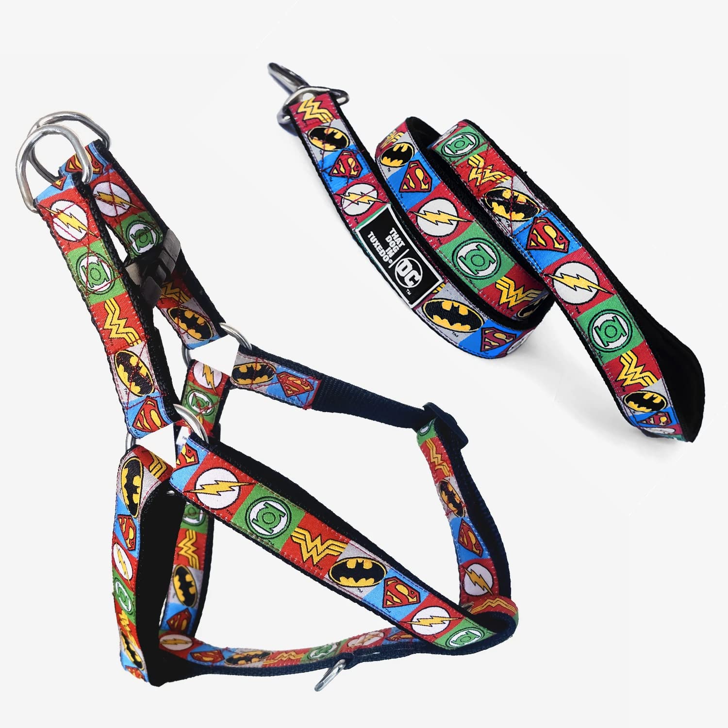 TDIT X�DC Justice League Step-in Easy Walk Dog Harness with Leash (Size Large) (B09VXT2T5Y) Amazon Price History, Amazon Price Tracker