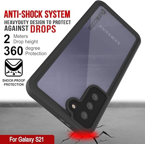 Miniatura 7 de Punkcase Funda impermeable para Galaxy S21 serie extrema ajuste ajustado certificado IP68 a prueba de golpes a prueba de suciedad a prueba de nieve