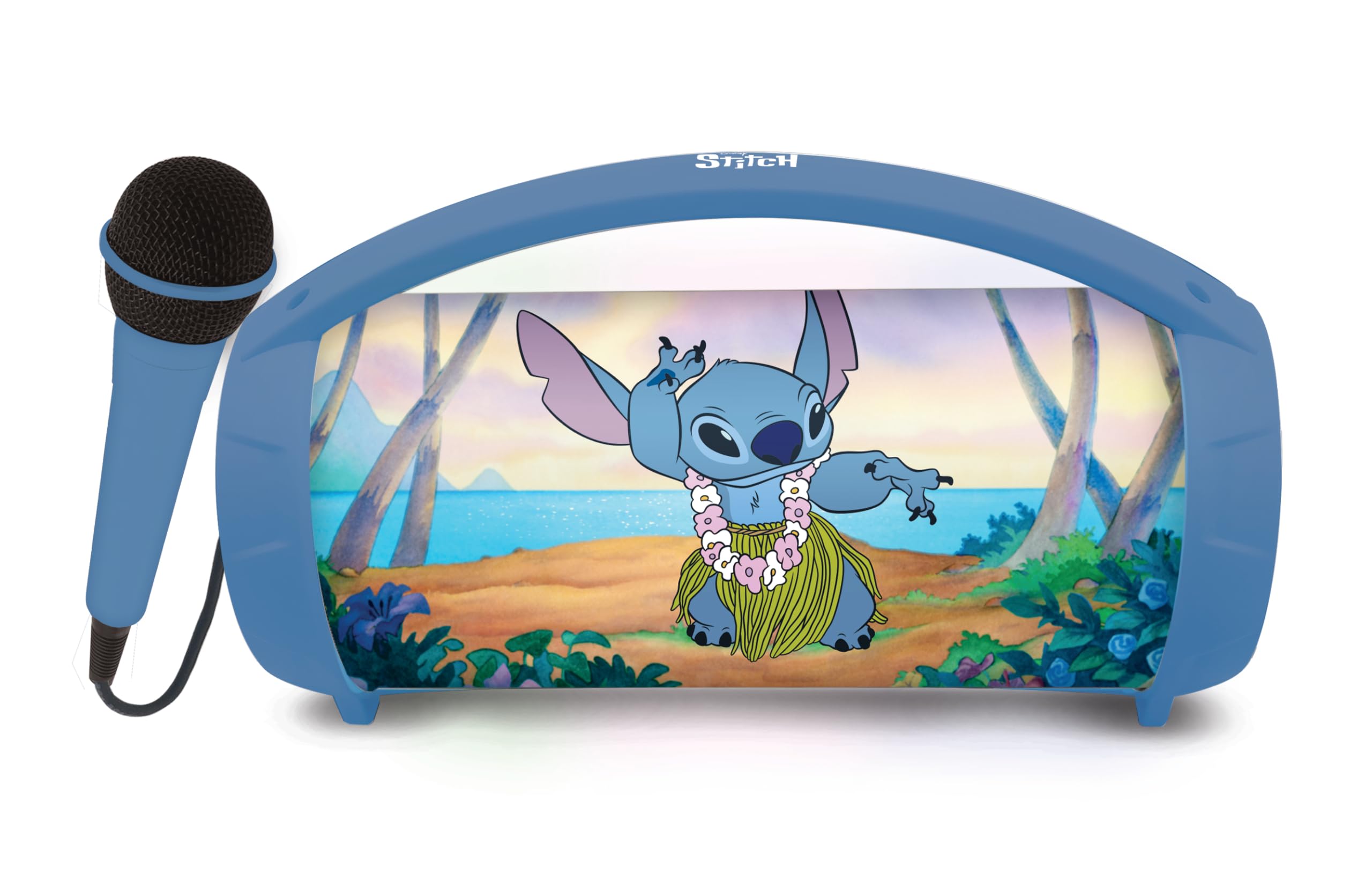 Lexibook, Stitch Enceinte Karaoké Bleue, BTP585DZLXB