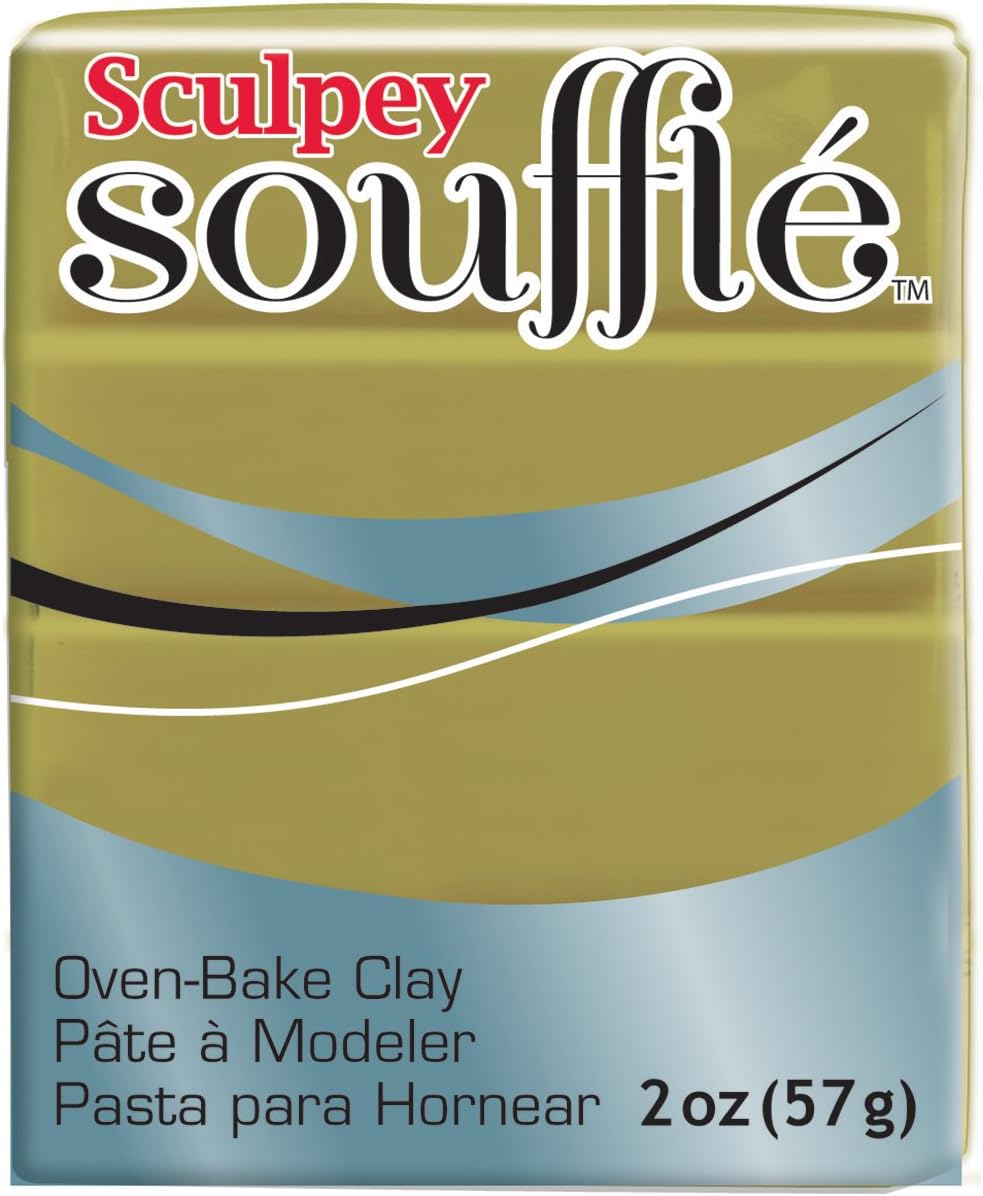 Polyform SU6-6022 Sculpey Souffle Clay, 2-Ounce, Key Lime