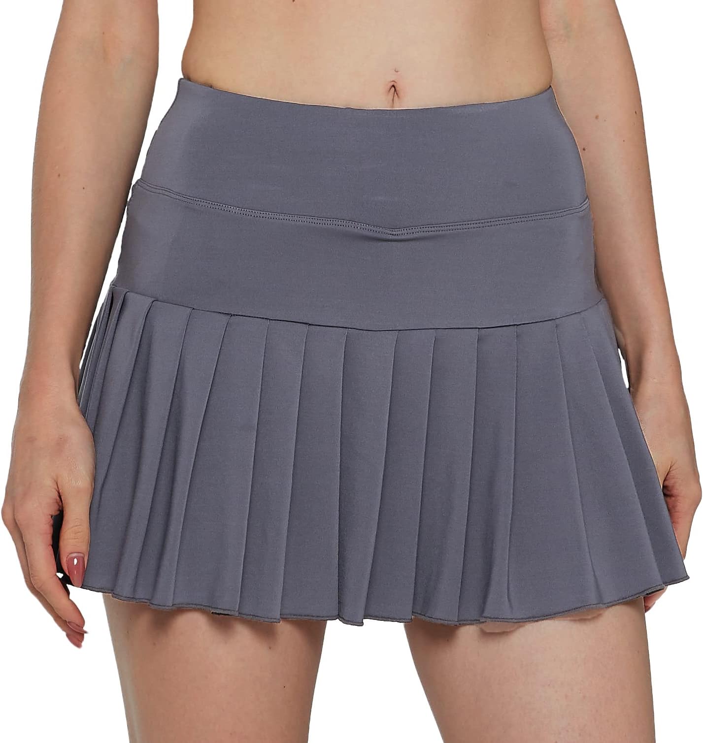 HonourSex Women Tennis Skirt Pleated Golf Skirts with Pockets Skort Workout Sports Hiking Athletic