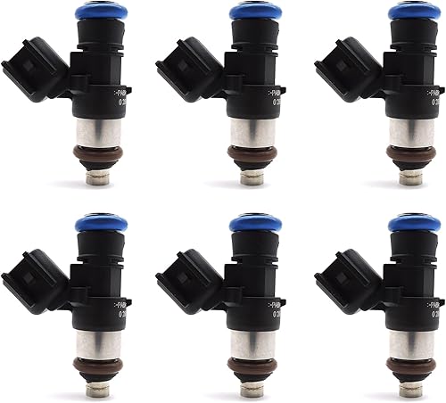 Miniatura 50 de HiSport Inyector de combustible 3 PCS 5WY2404A compatible con John Deere 825i Gator 3 cilindro motor MIA11720