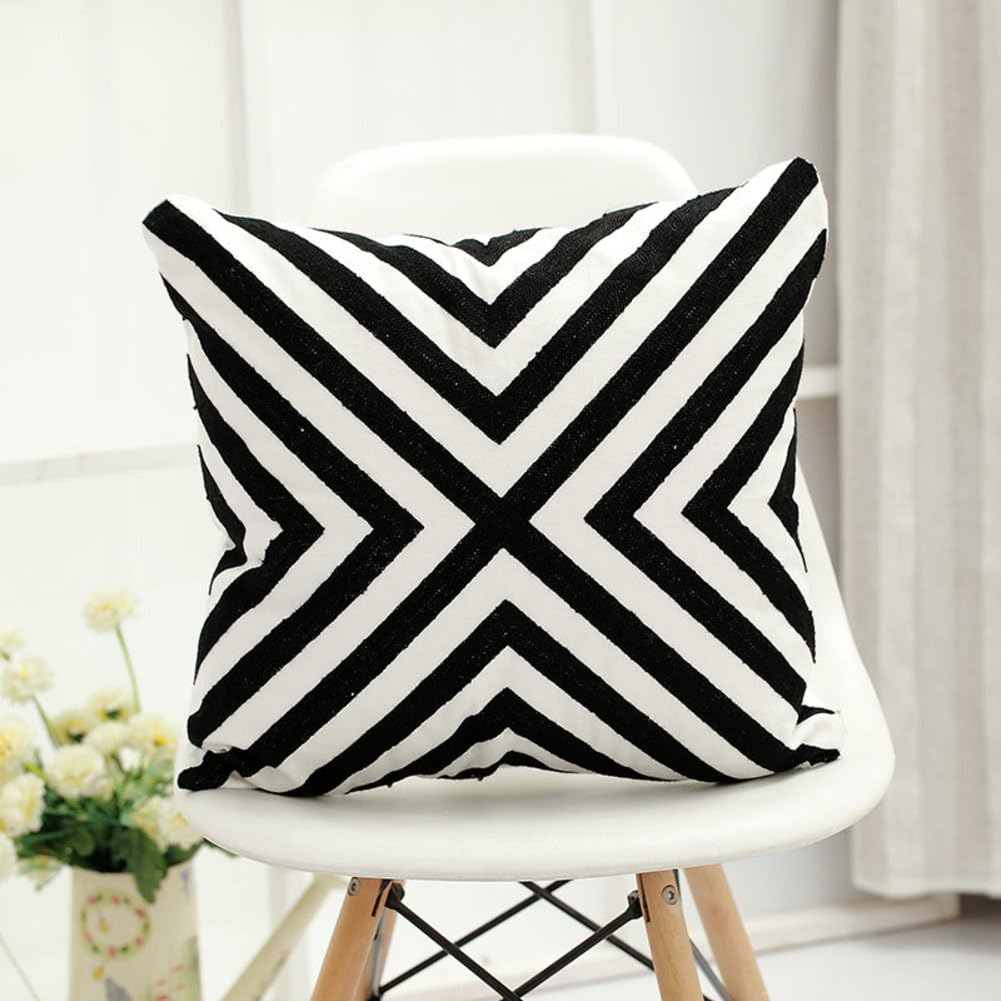 DW HCKK simple and modern sofa pillow Seat cushion pillow bedside back cushion-A 45x45cm(18x18inch) VersionB