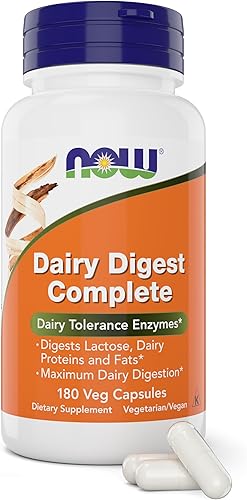 Miniatura 8 de NOW Suplementos, Digest Lácteos Completos, Digestos, Lactosa, Proteínas y Grasas Lácteas*, Enzimas de Tolerancia Láctea*, 90 Cápsulas Vegetales