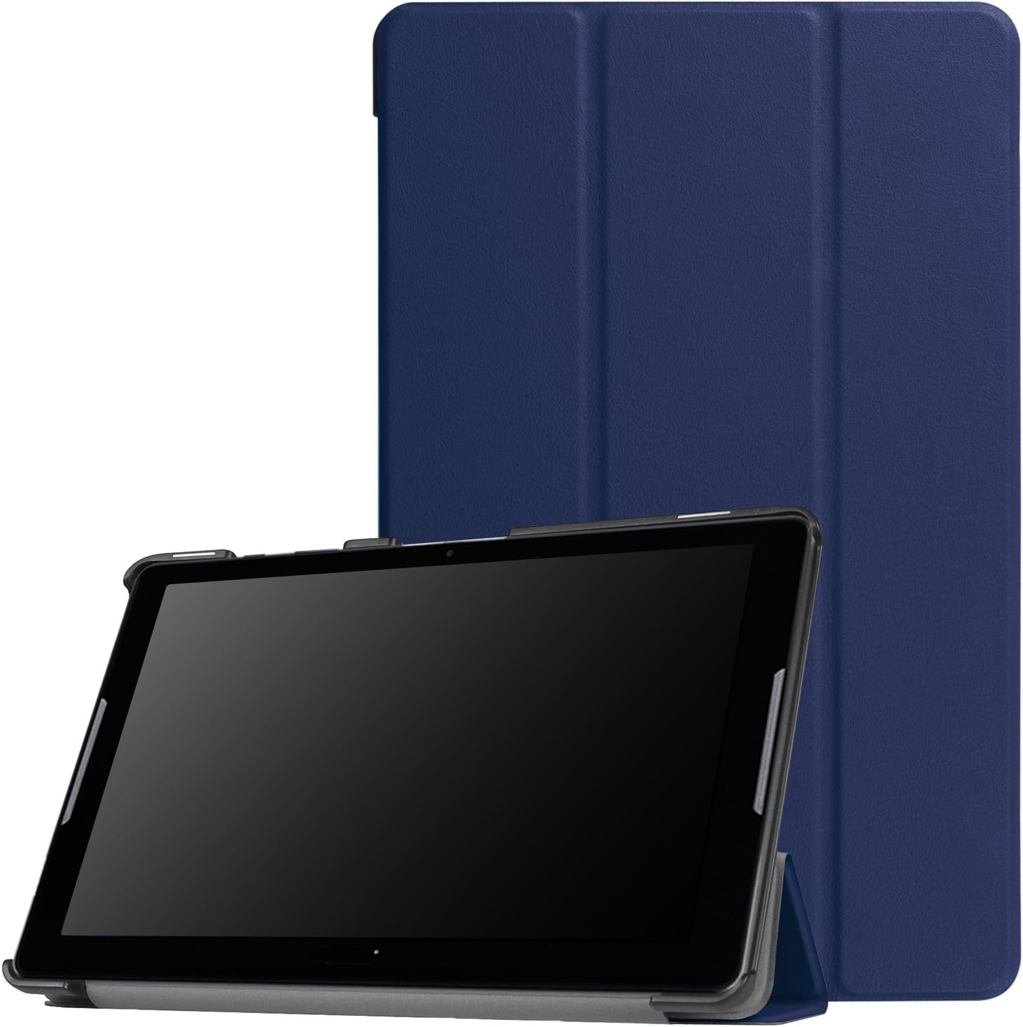Acer Iconia One 10 B3-A30 case, Pasonomi Ultra Slim Lightweight PU Leather Folio Case Stand Cover for Acer Iconia One 10 B3-A30 Tablet (Dark Blue)