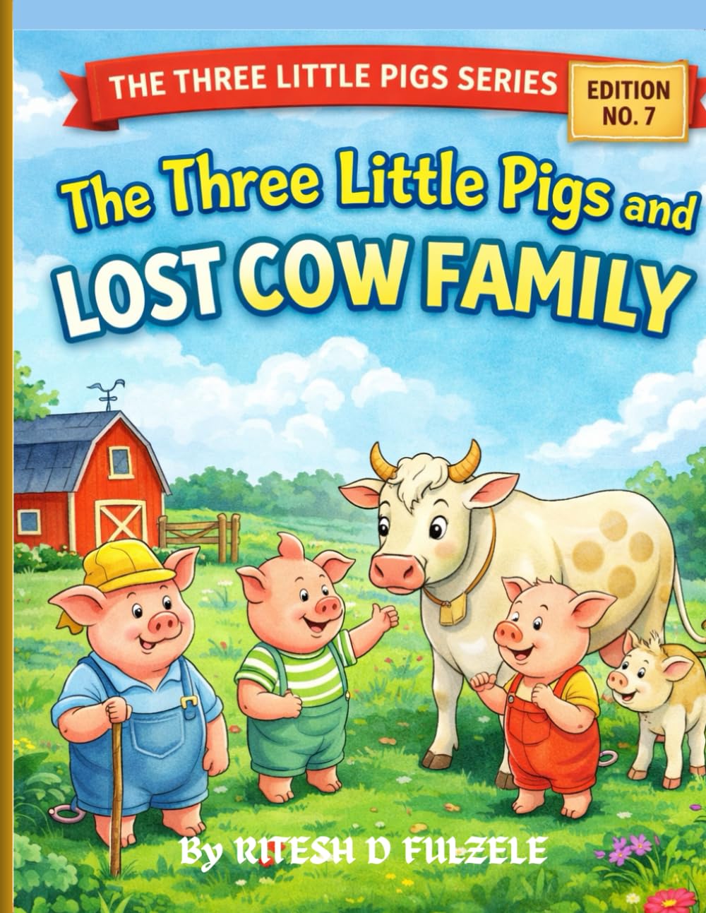 THE THREE LITTLE PIGS AND LOST COW FAMILY: THE THREE LITTLE PIGS SERIES EDITION NO. 7