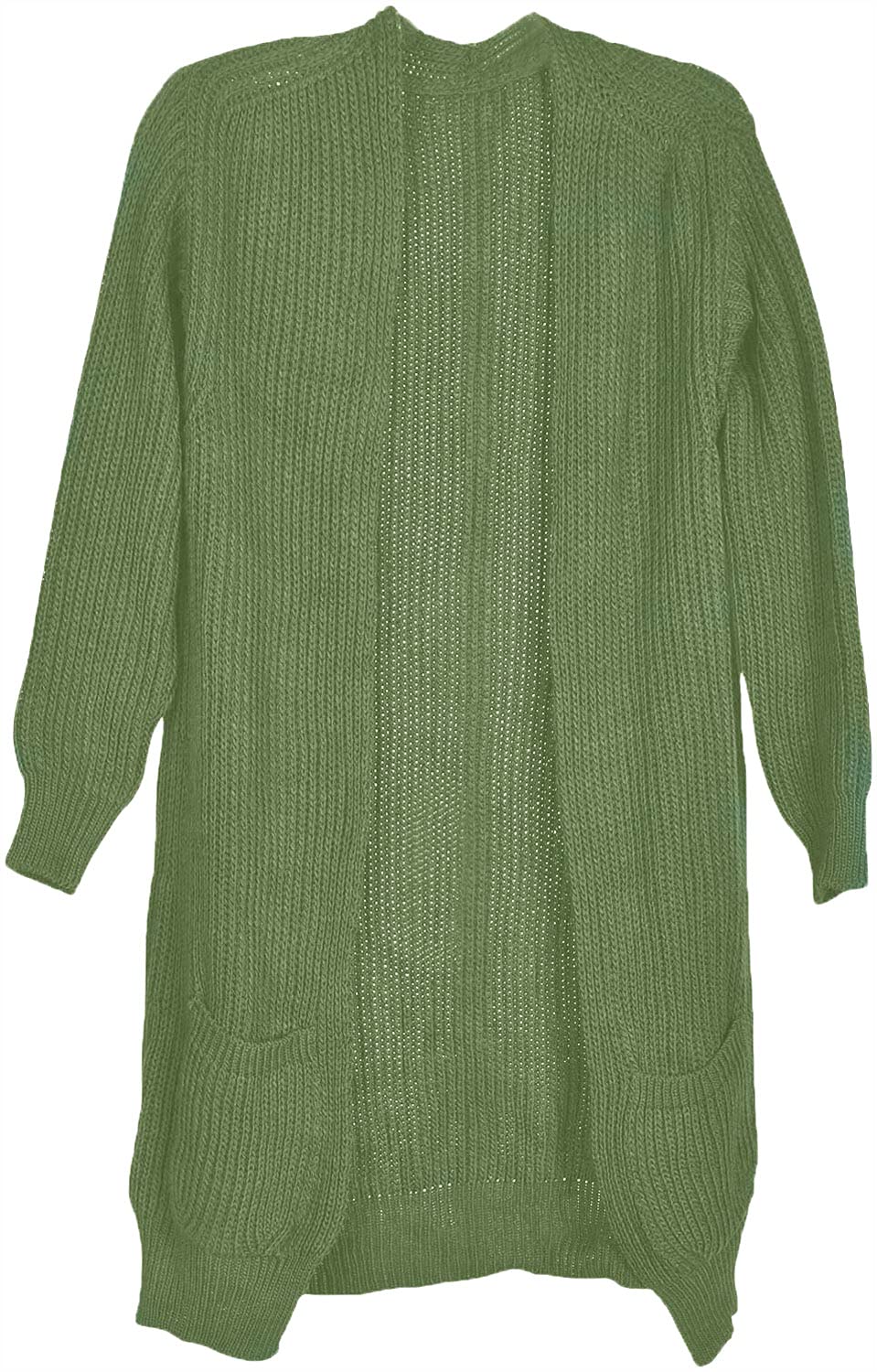 styleBREAKER Cardigan Lungo Donna in Maglia Grossa