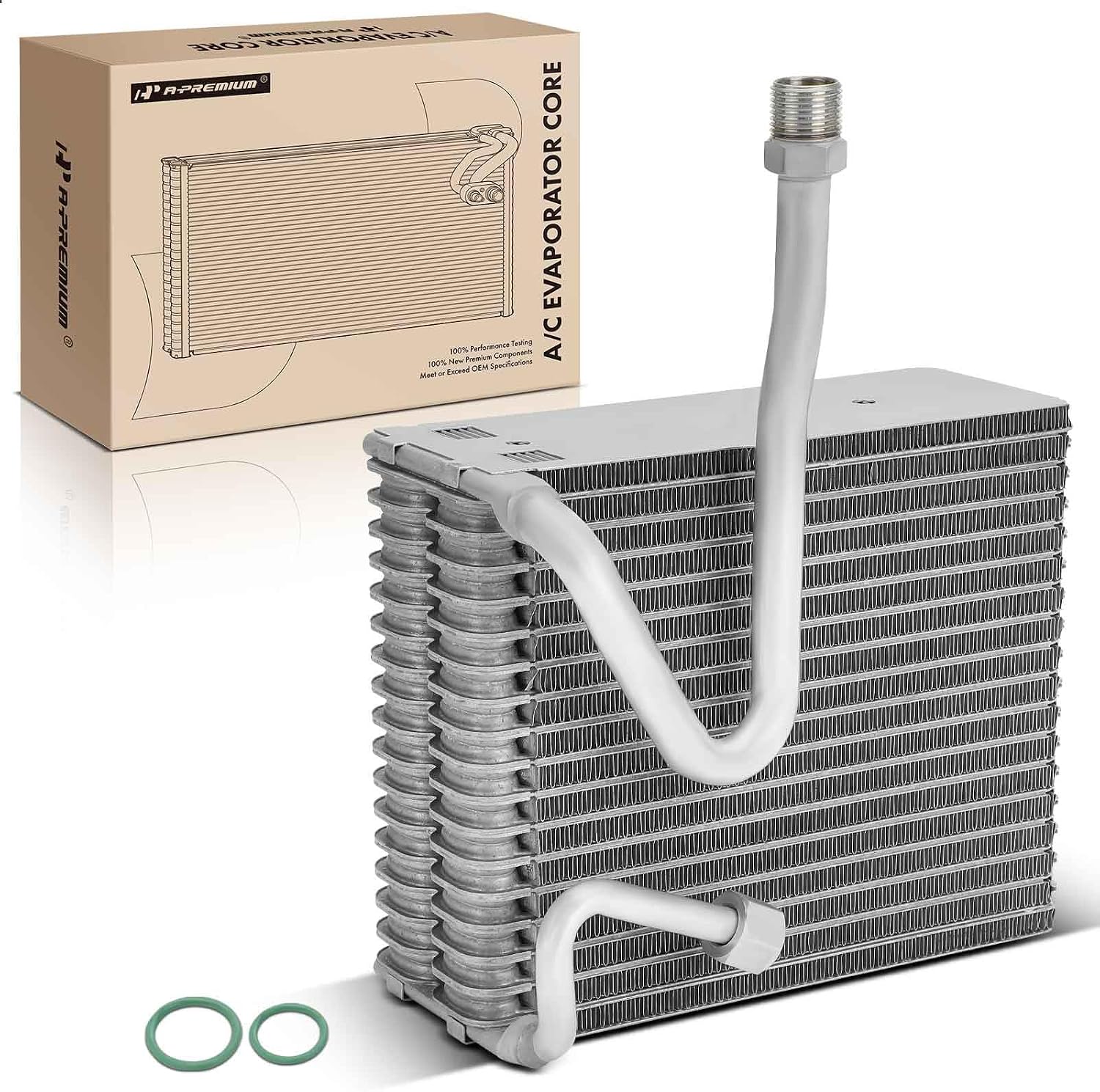 A-Premium Front AC Evaporator Core Compatible with Toyota Tercel 1991, without Pad Fitting