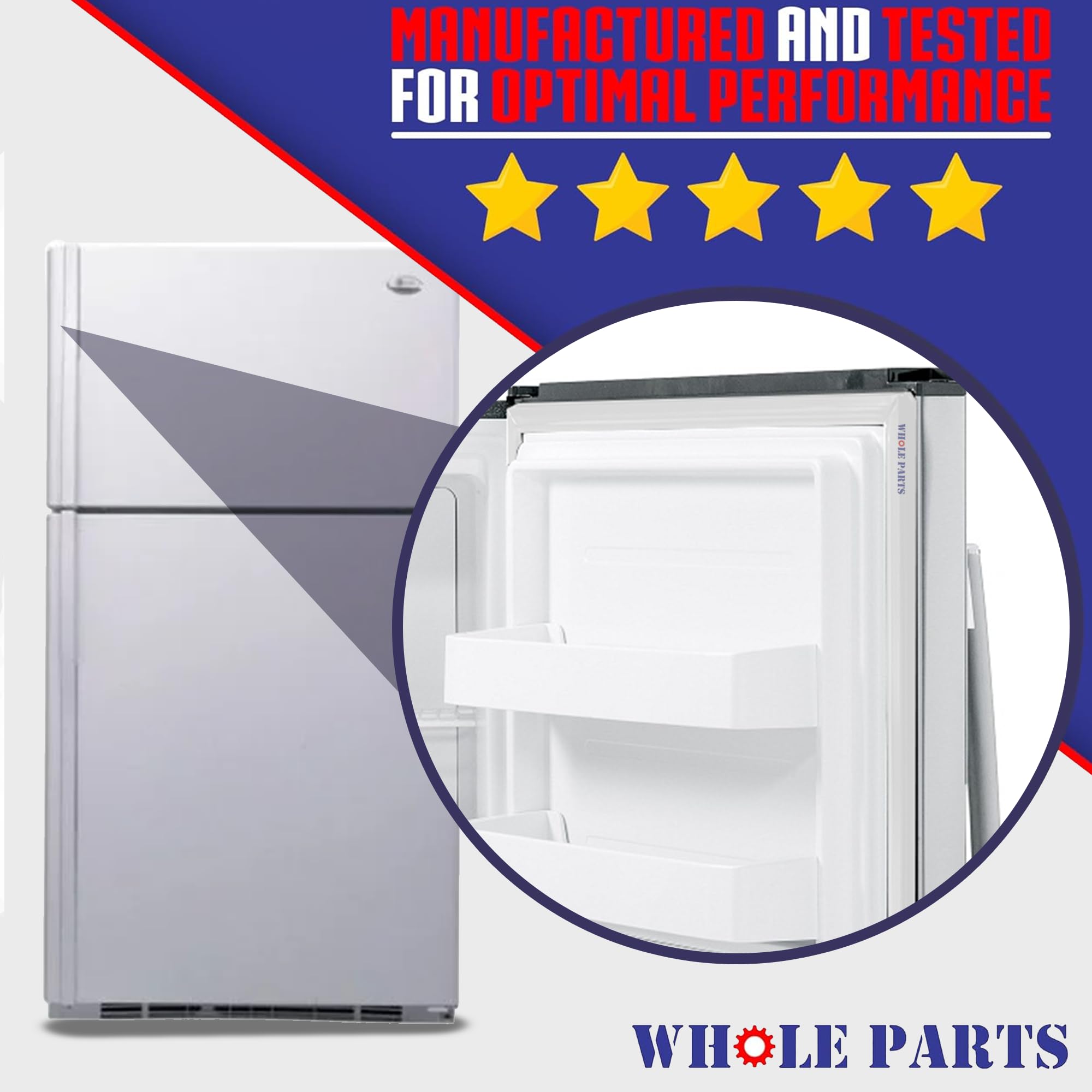 Amazon.com: Upgraded Whole Parts Refrigerator Freezer Door Gasket