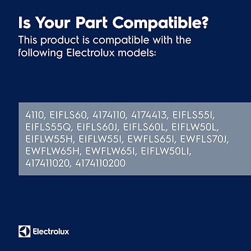Miniatura 7 de Electrolux 134616100 - Kit de fuelles para lavadoras, color gris