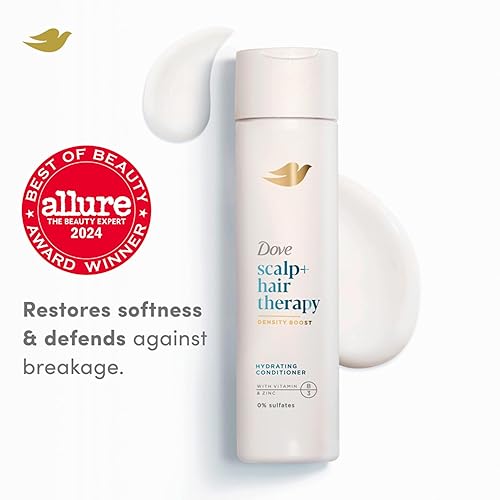 Miniatura 4 de Dove Acondicionador hidratante para el cabello para el cuero cabelludo + terapia capilar para hidratar el cabello sin sulfato para cabello seco,