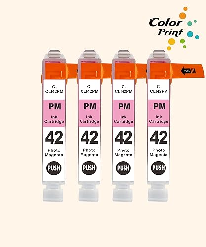 Miniatura 3 de ColorPrint - Cartucho de tinta magenta fotográfico compatible con CLI42 para impresora Canon CLI-42 CLI 42PM CLI42PM CLI-42PM para impresora Pixma