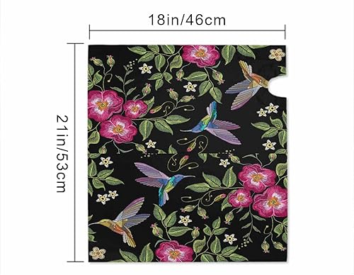 Miniatura 2 de Humming Bird and Wild Roses Magnético Anti-UV 100% Poliéster Tamaño Estándar 21 x 18 in Oxford Garden