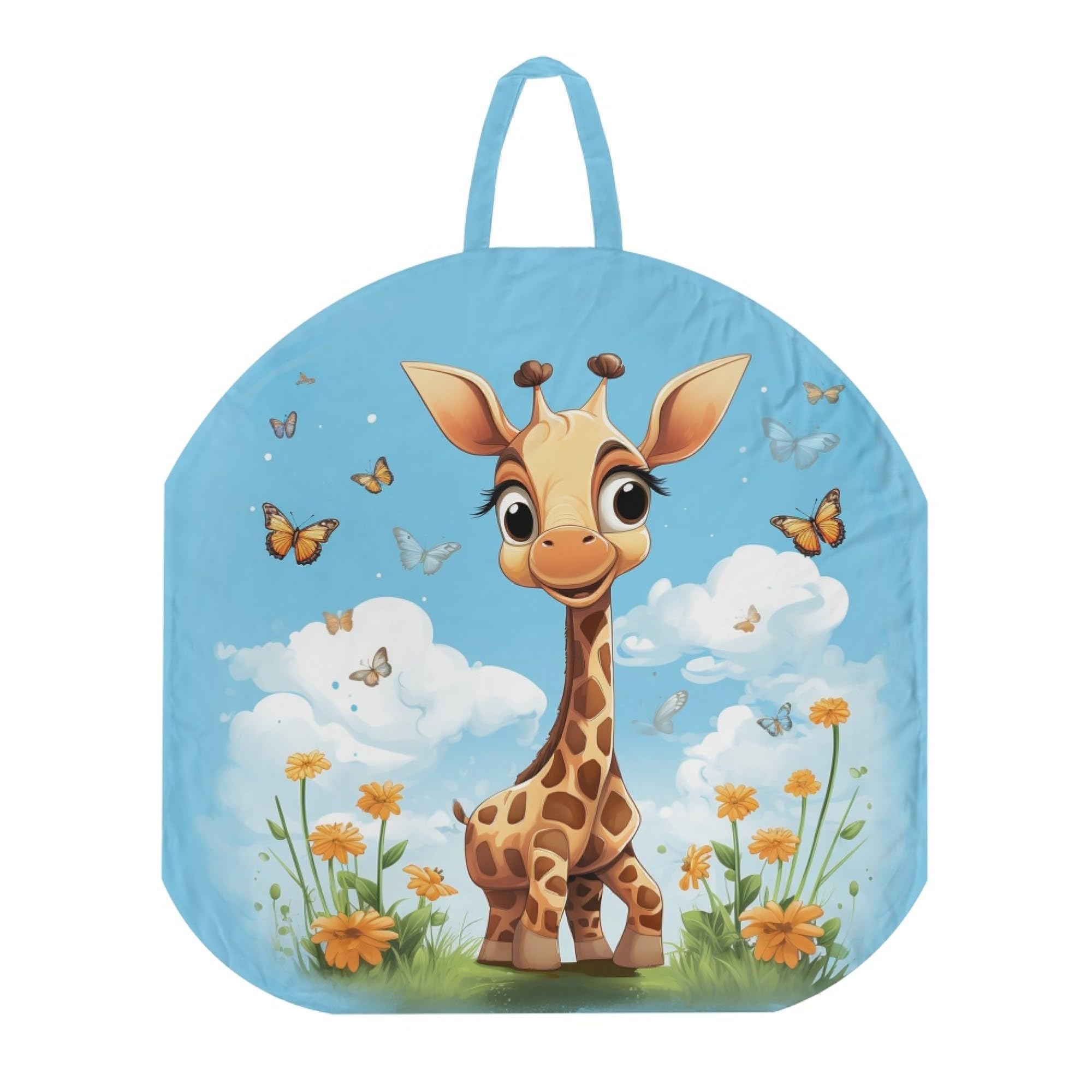 Zanxiantu Cute Giraffe Snuggle Me Lounger Cover Removable Cover for Newborn Lounger Baby Lounger Pillow Cover Baby Boys Girls Snuggle Me Organic Cover Baby Lounger Cover Only