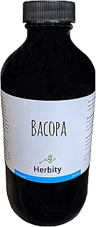 Bacopa Herbal Tincture Liquid Extract, Hand Crafted Natural Medicine Remedies Herb Formula Drops, Non-GMO, Vegan, Gluten Free, No Fillers (Bacopa monnieri) (250mL, 8.5oz)
